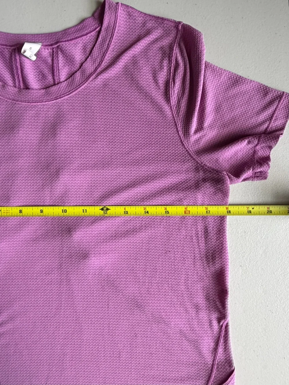 Lululemon Long Distance Short Sleeve Run Top Purple Size 6
